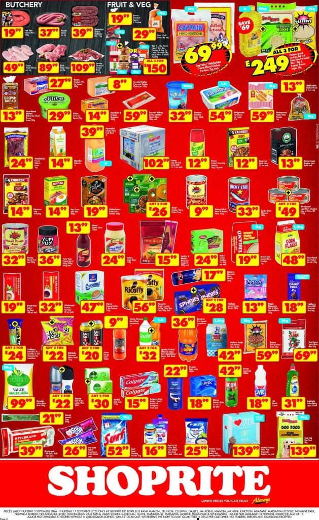Shoprites Eswatini catalogue poster