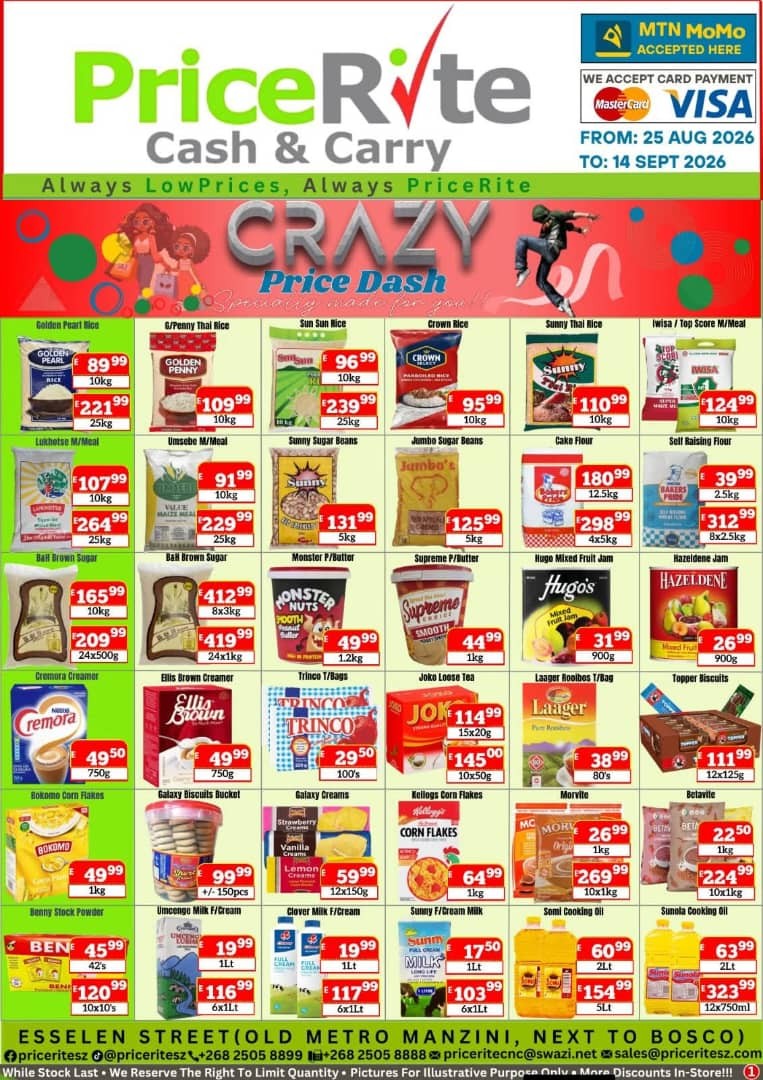 Price rite Cash and Carry catalogue poster