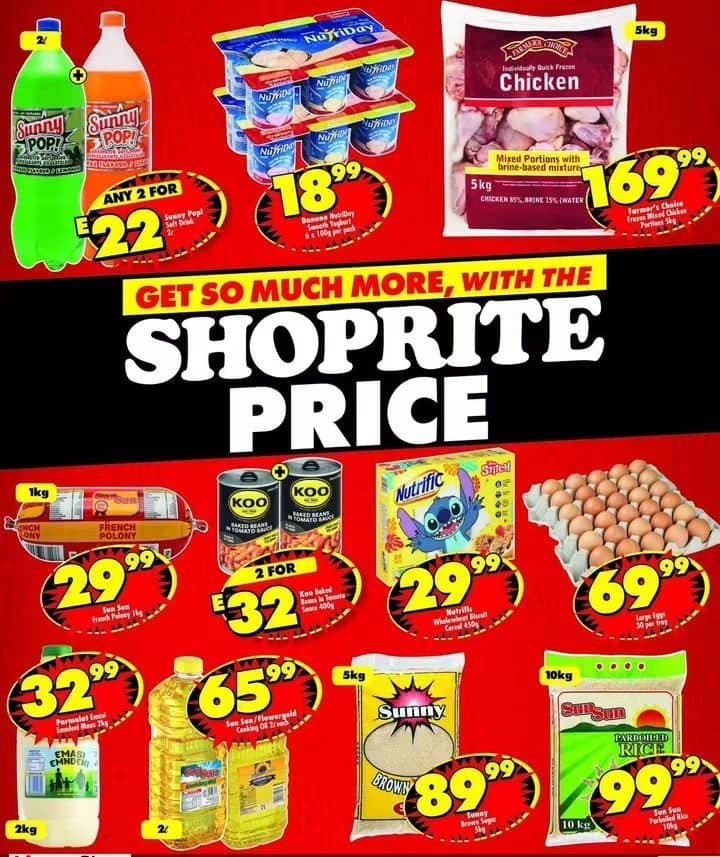 Shoprites Eswatini catalogue poster