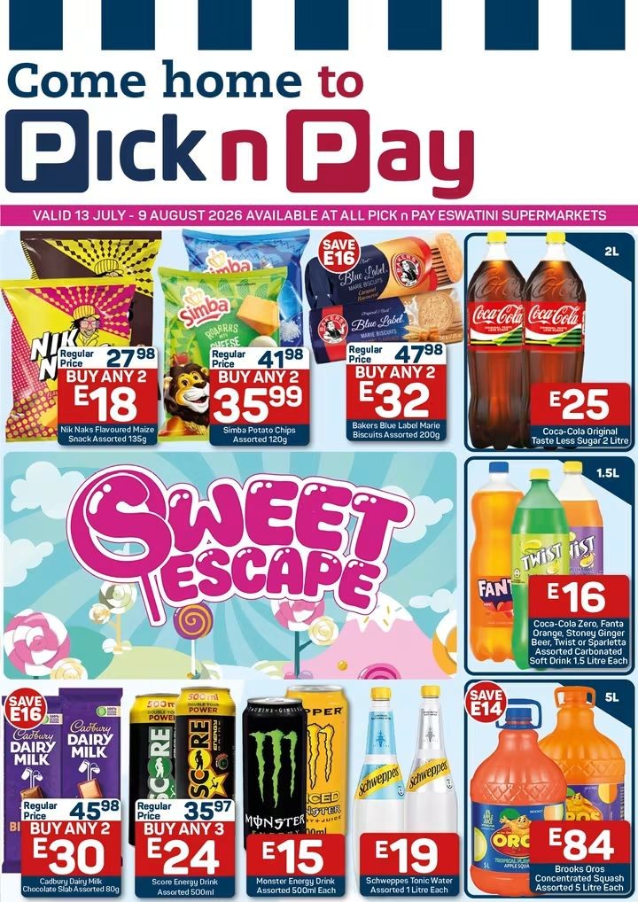 Pick N Pay Eswatini catalogue poster