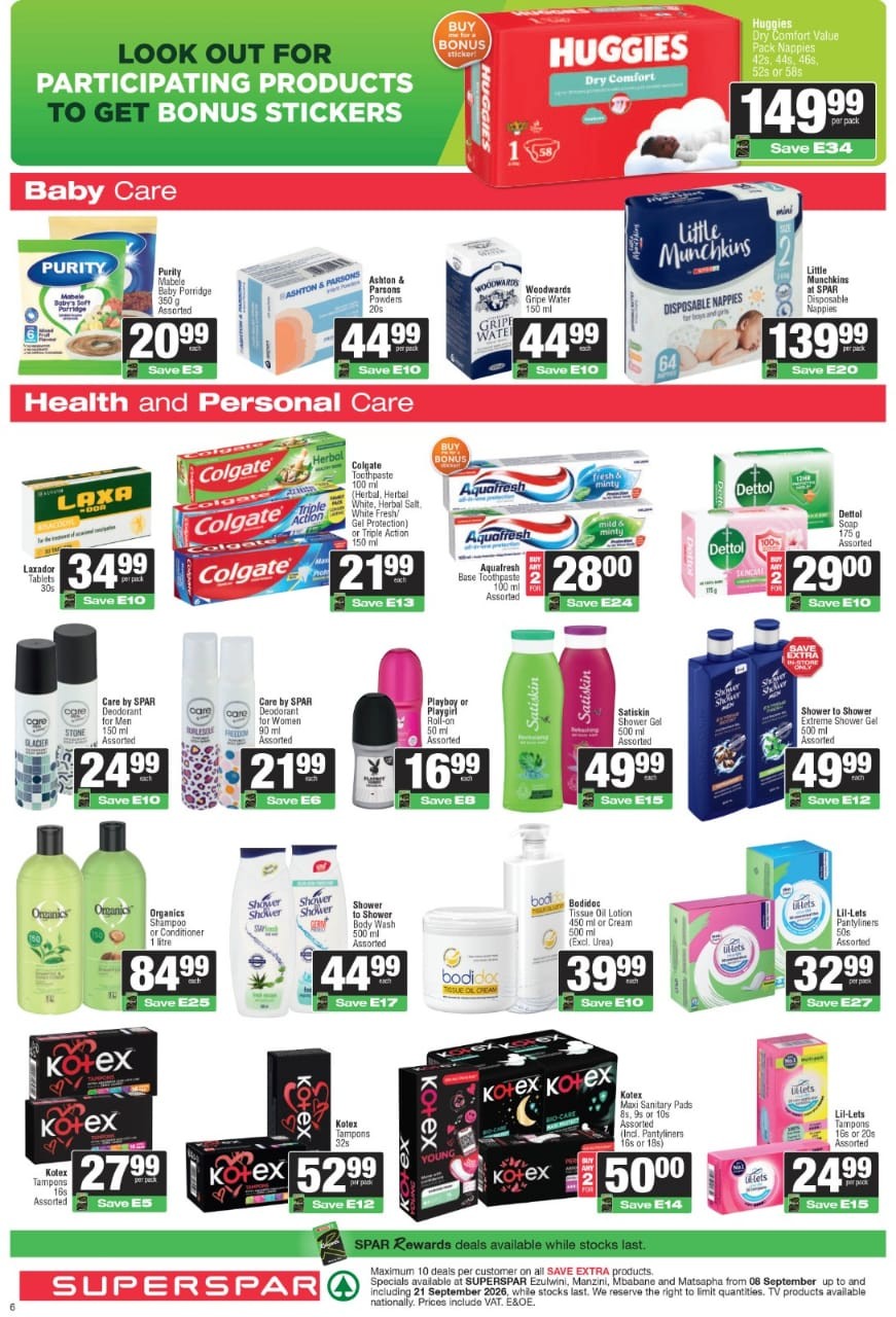 Spar Eswatini catalogue poster