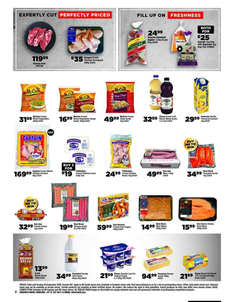 Ok Foods Eswatini catalogue