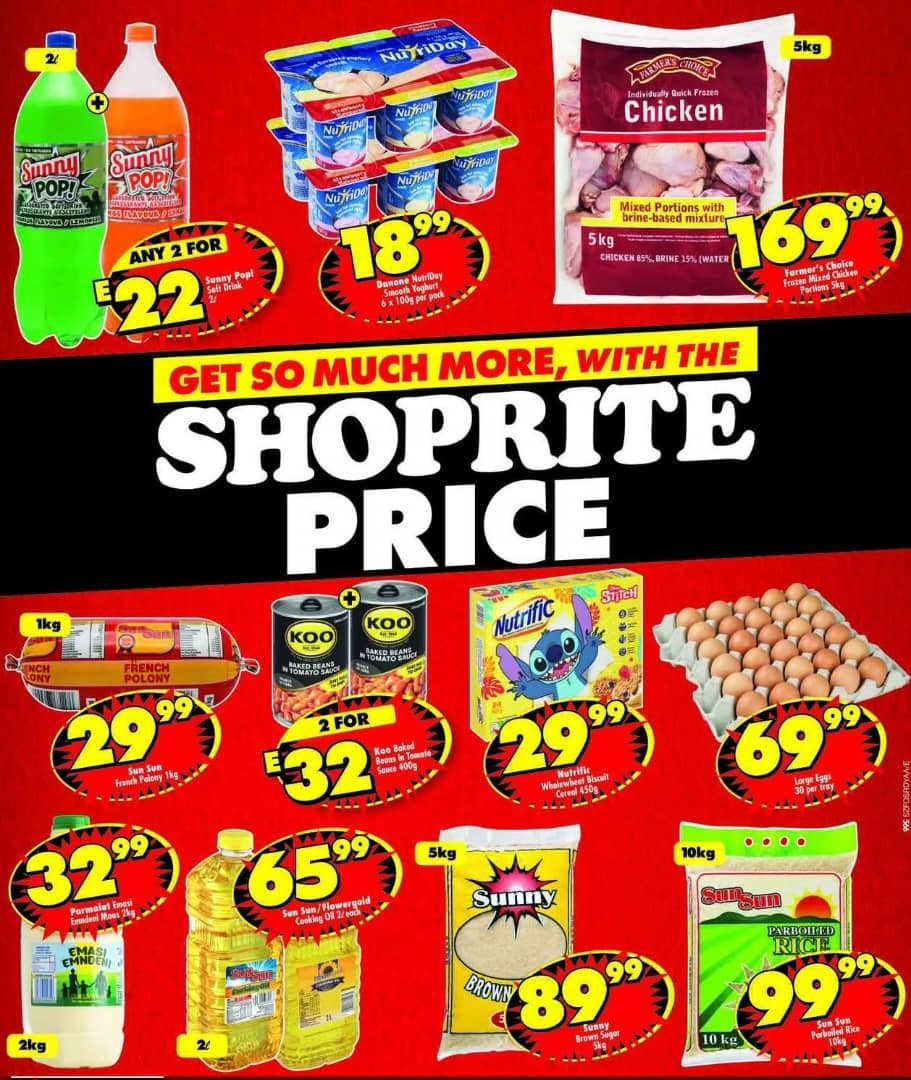 Shoprites Eswatini catalogue poster
