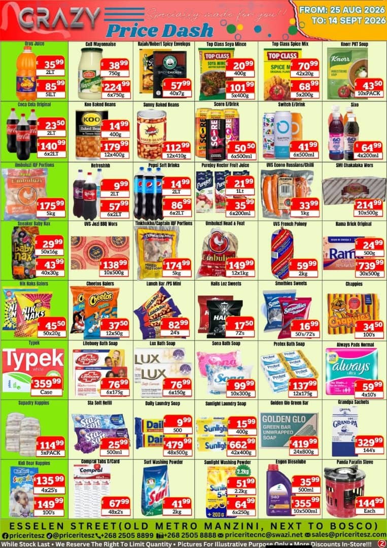 Price rite Cash and Carry catalogue poster